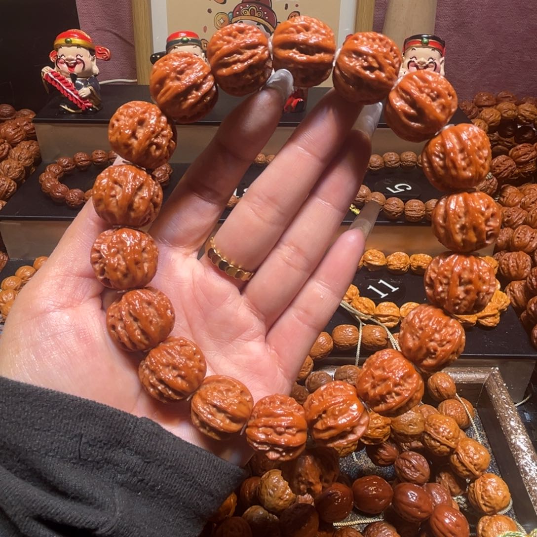 手串文玩核桃粗筋