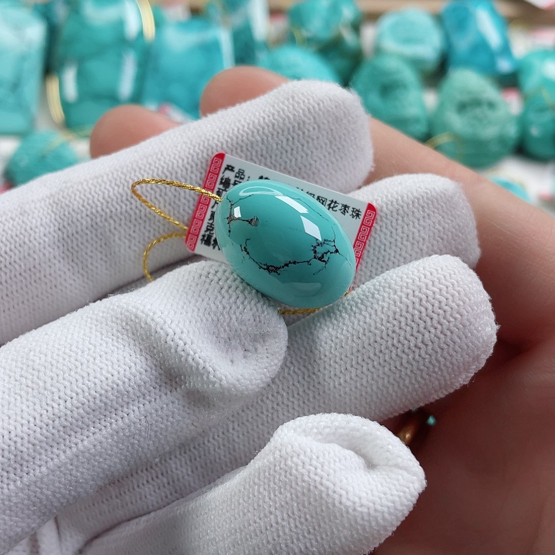 绿松石车挂未镶嵌