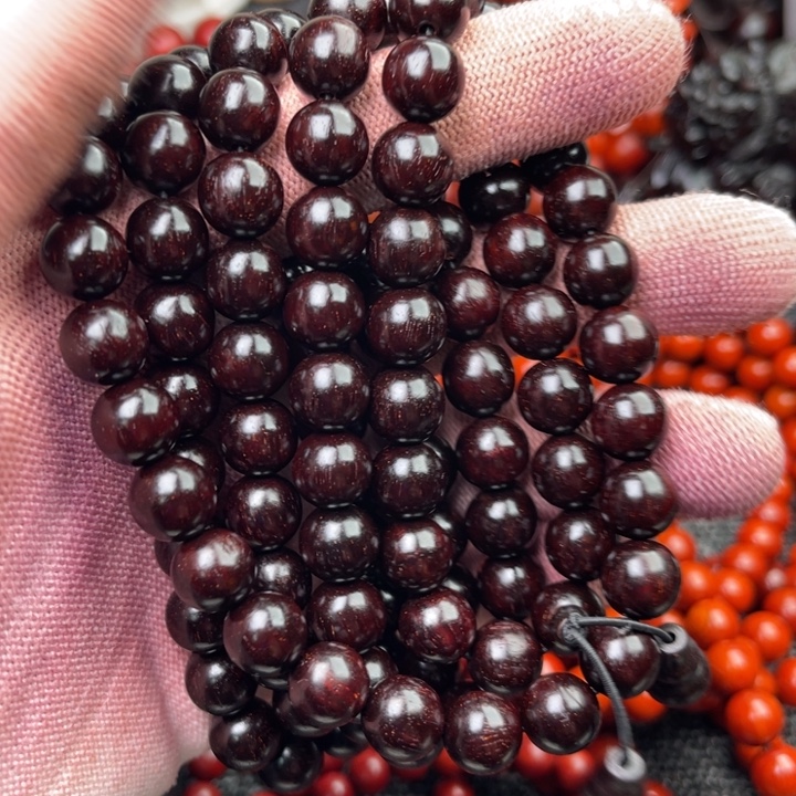 海***音染料紫檀（血檀）手串/手链