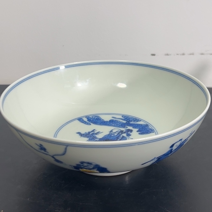 碗用****7一个青花人物碗