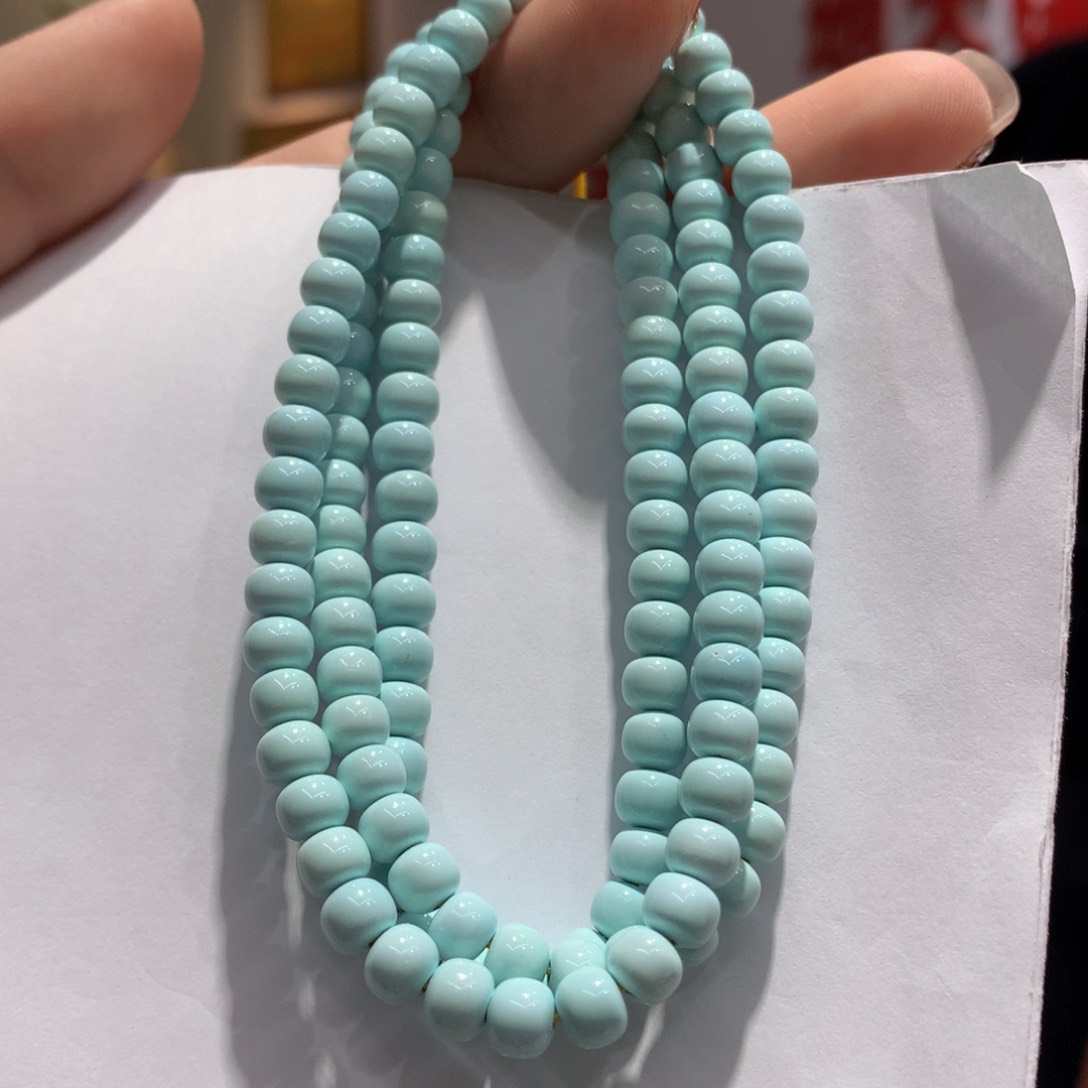 绿松石长链未镶嵌