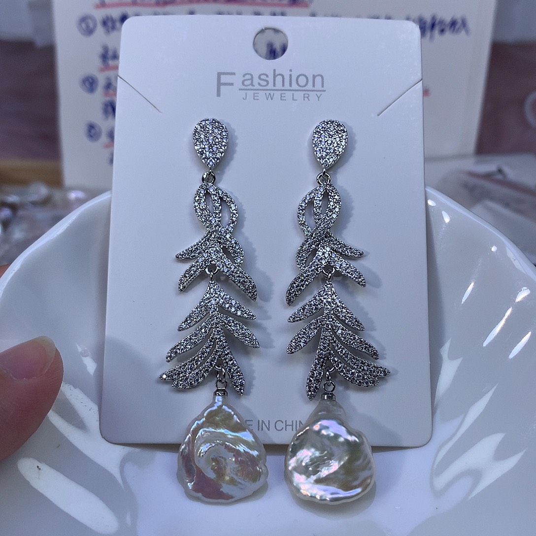 非金属合金福利耳饰4370