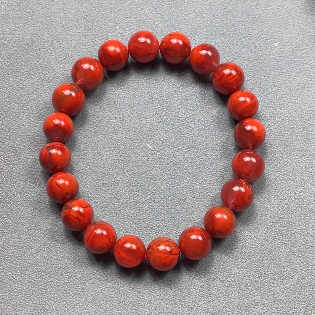 南红玛瑙珠子未镶嵌微***橙