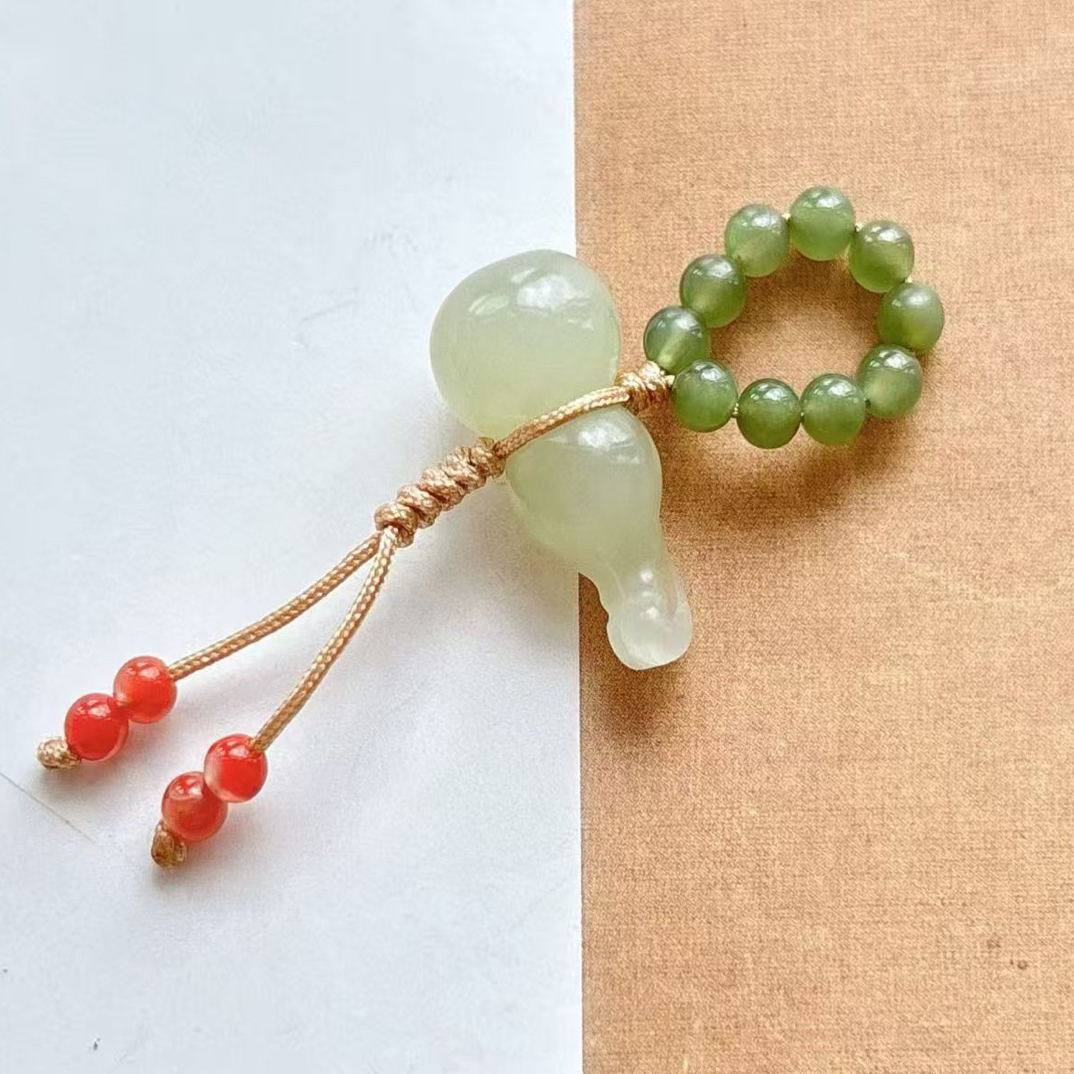 和田玉葫芦吊坠跑环多样性发其一zd