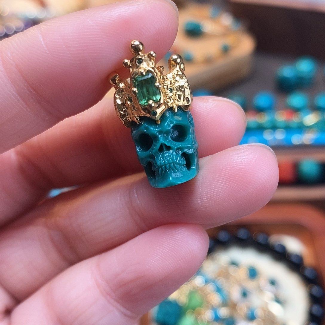 绿松石珠宝奇石未镶嵌