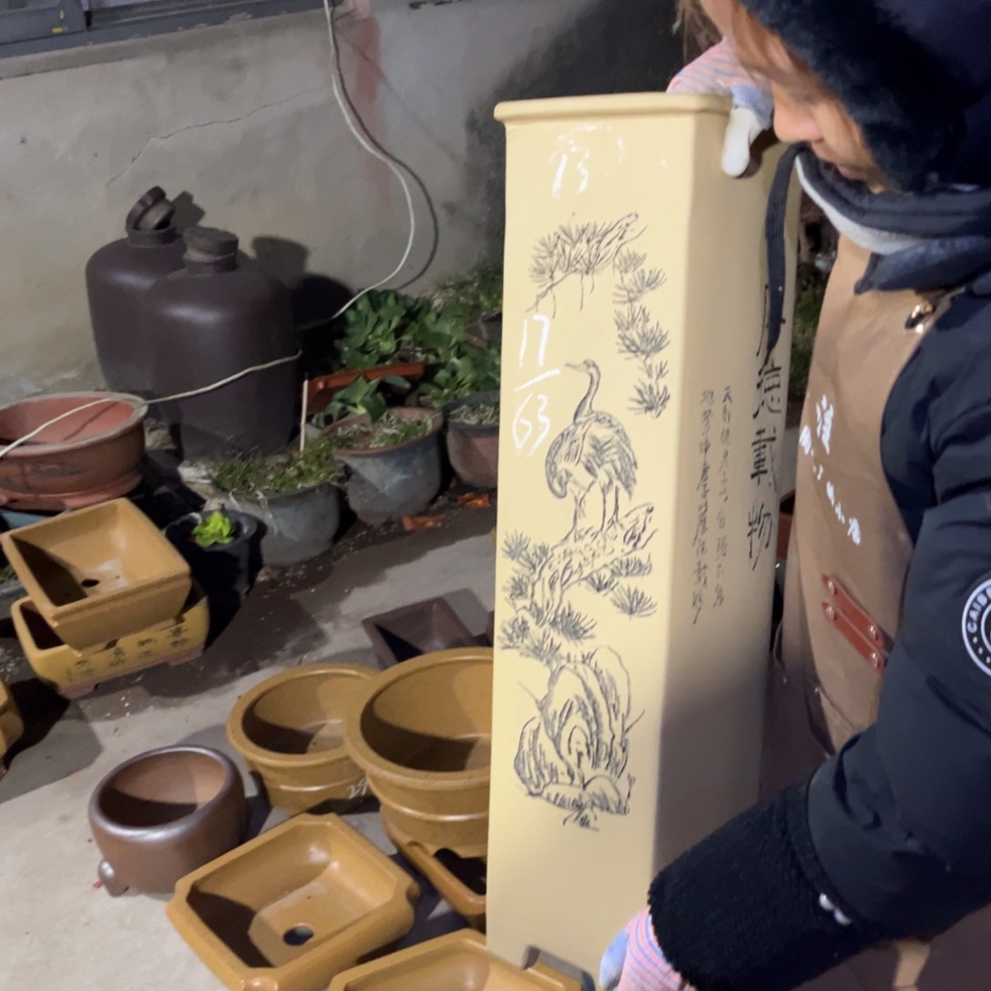 紫砂花盆盆景艺术