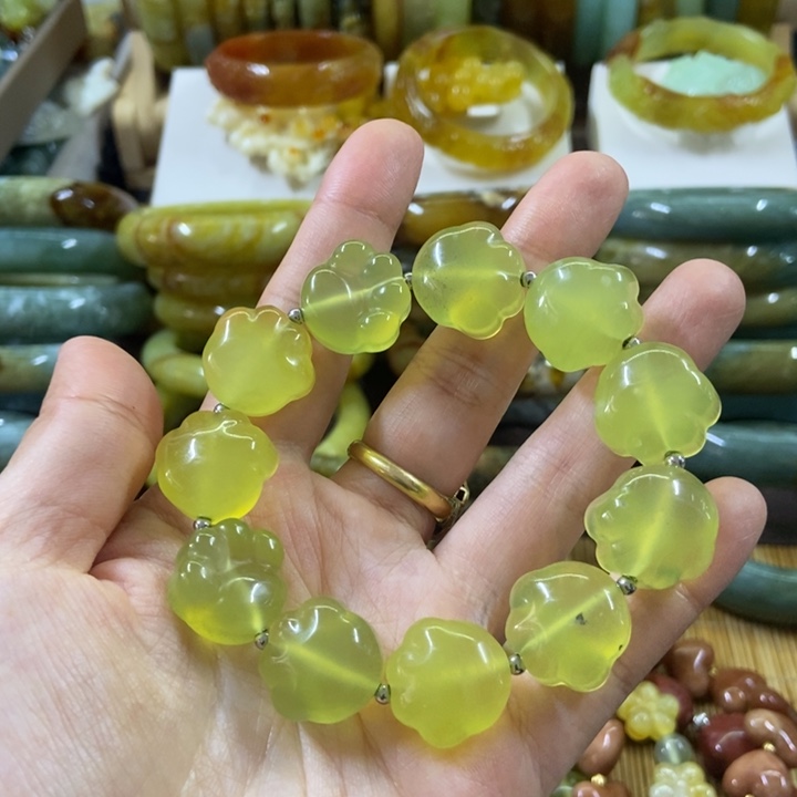 蛇纹石玉未镶嵌手串