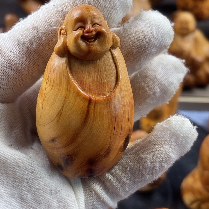 柏木（崖柏）米勒手把件