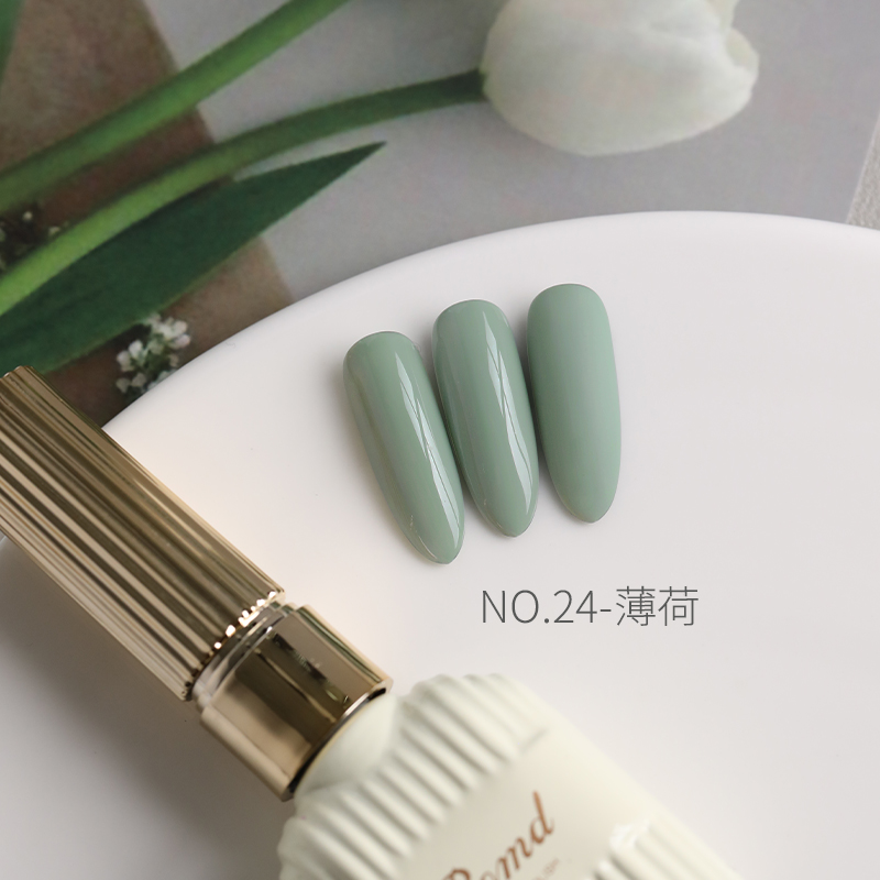 【特调薄荷】高饱和度一秒流平网红爆款显白流行色美甲甲油胶