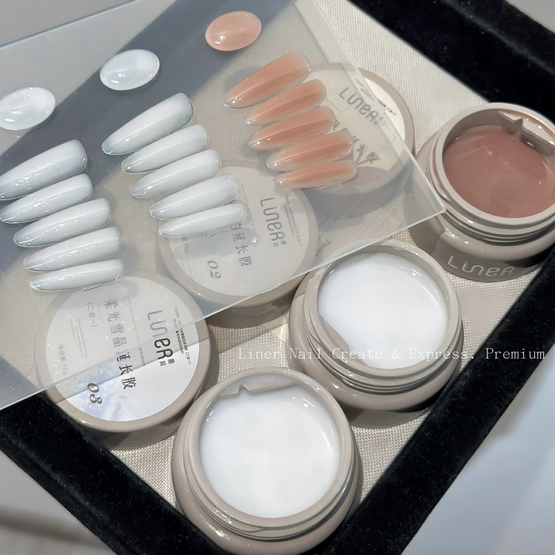 柔光有色延长胶15g(二合一)素颜建构美甲功能甲油胶(满28包邮)