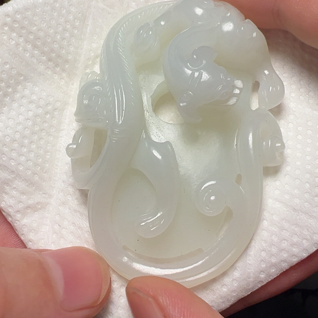 善***尽和田玉未镶嵌挂件