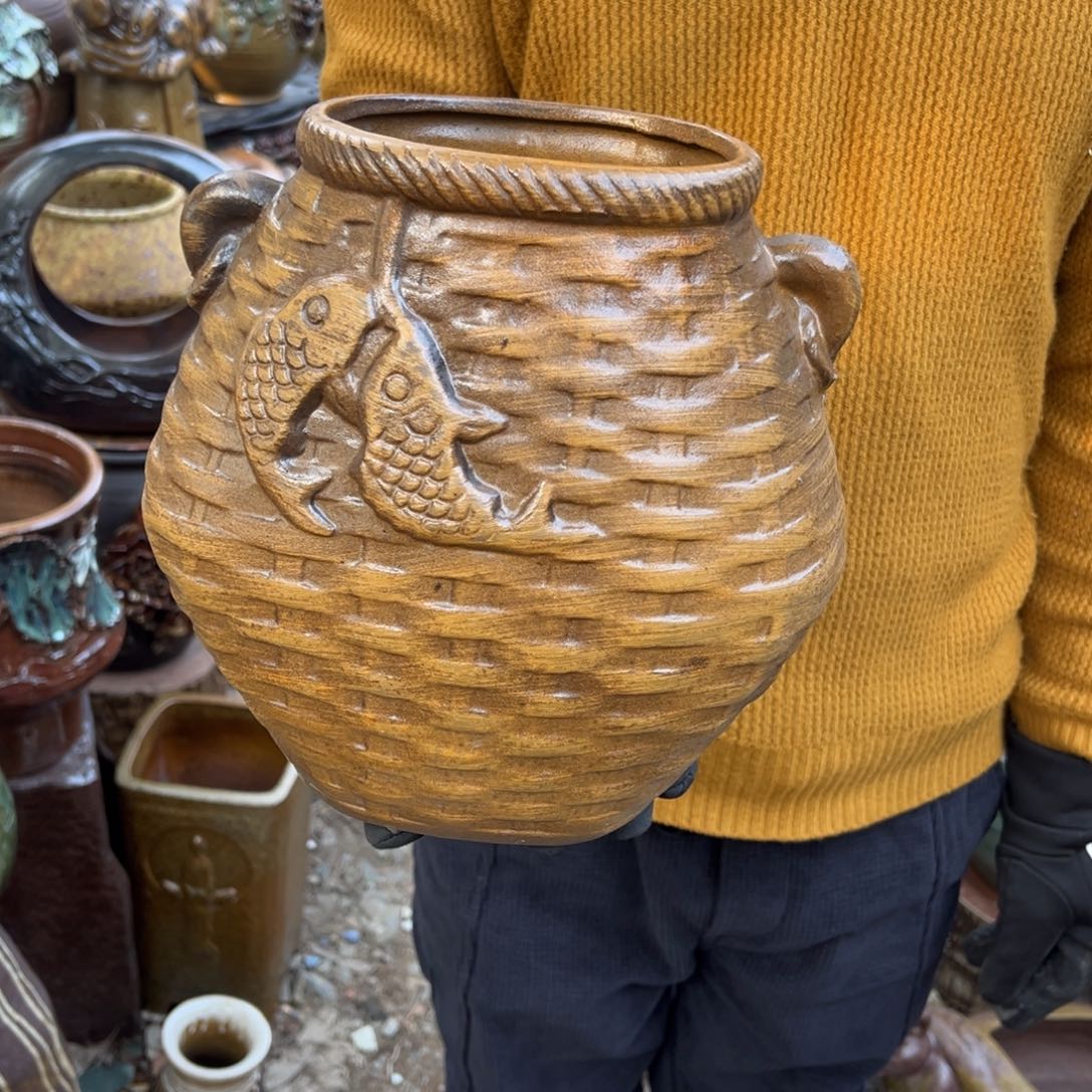 红陶高22口13有孔