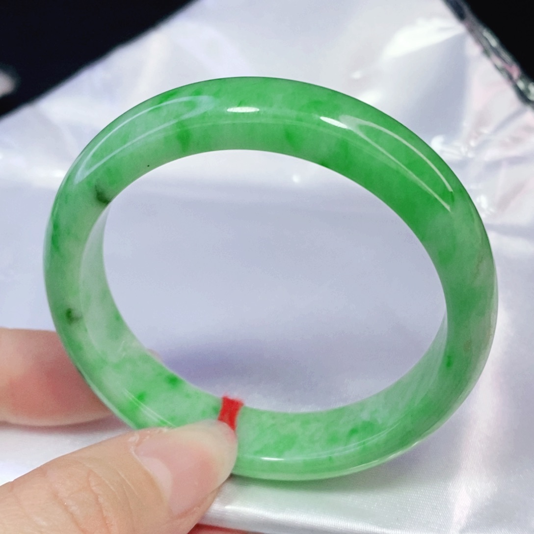 未镶嵌手镯翡翠50.8正圈