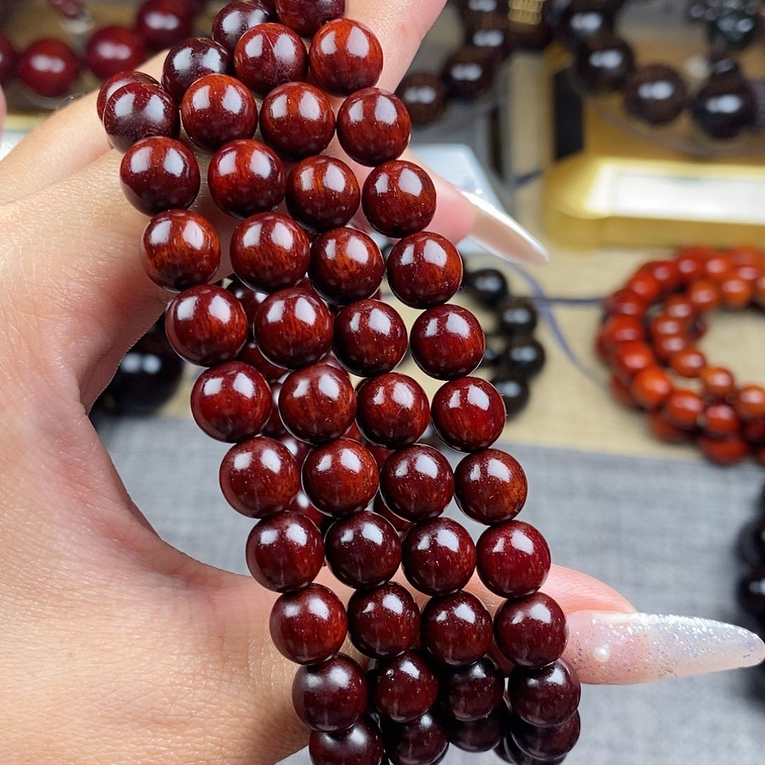 檀香紫檀（小叶紫檀）0.8鸡血红