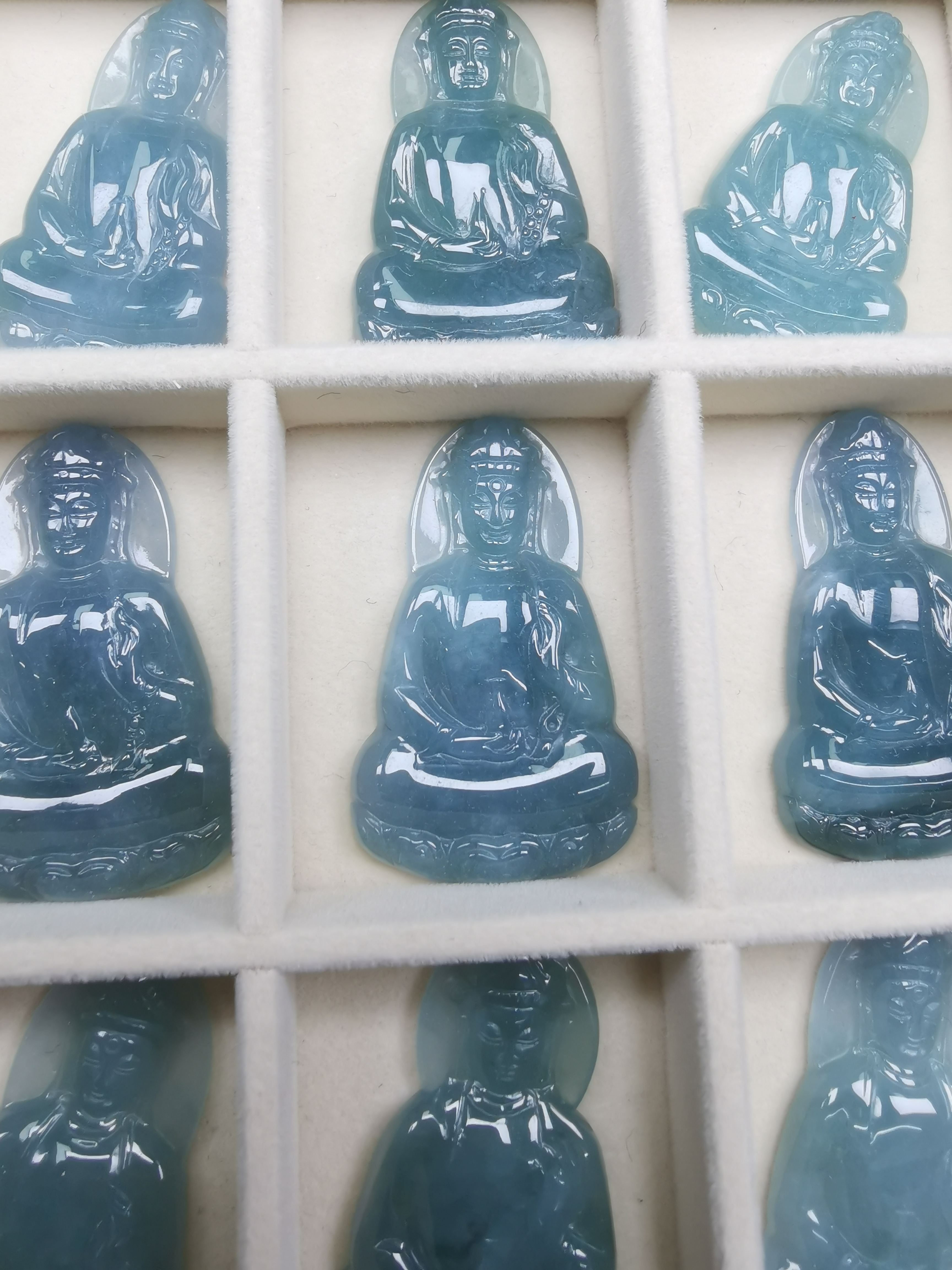 天然A货翡翠一物一鉴定证书多样性发其一素衣观音0401