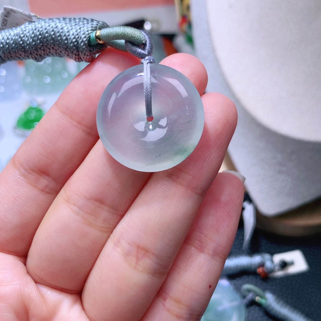 颈饰未镶嵌翡翠扣子25.6*6.3