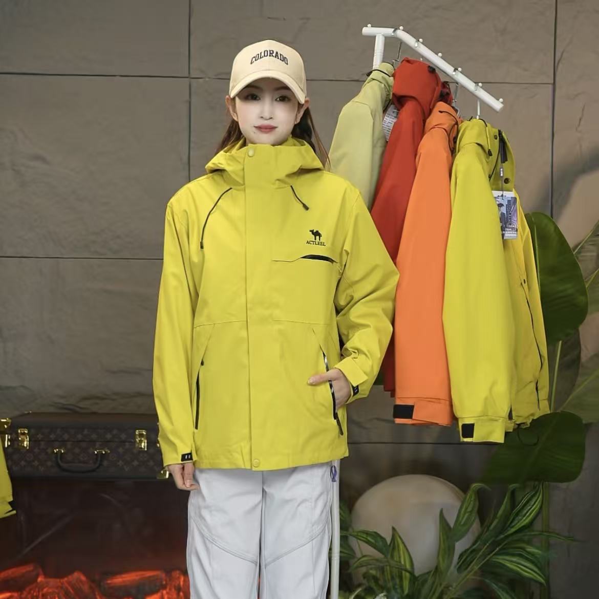 【冬日时光】羽绒三合一美洲户外男女同款秋冬新款保暖夹克外套