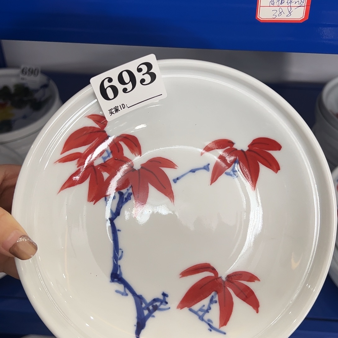 瓷片景德镇陶瓷手工手绘制作