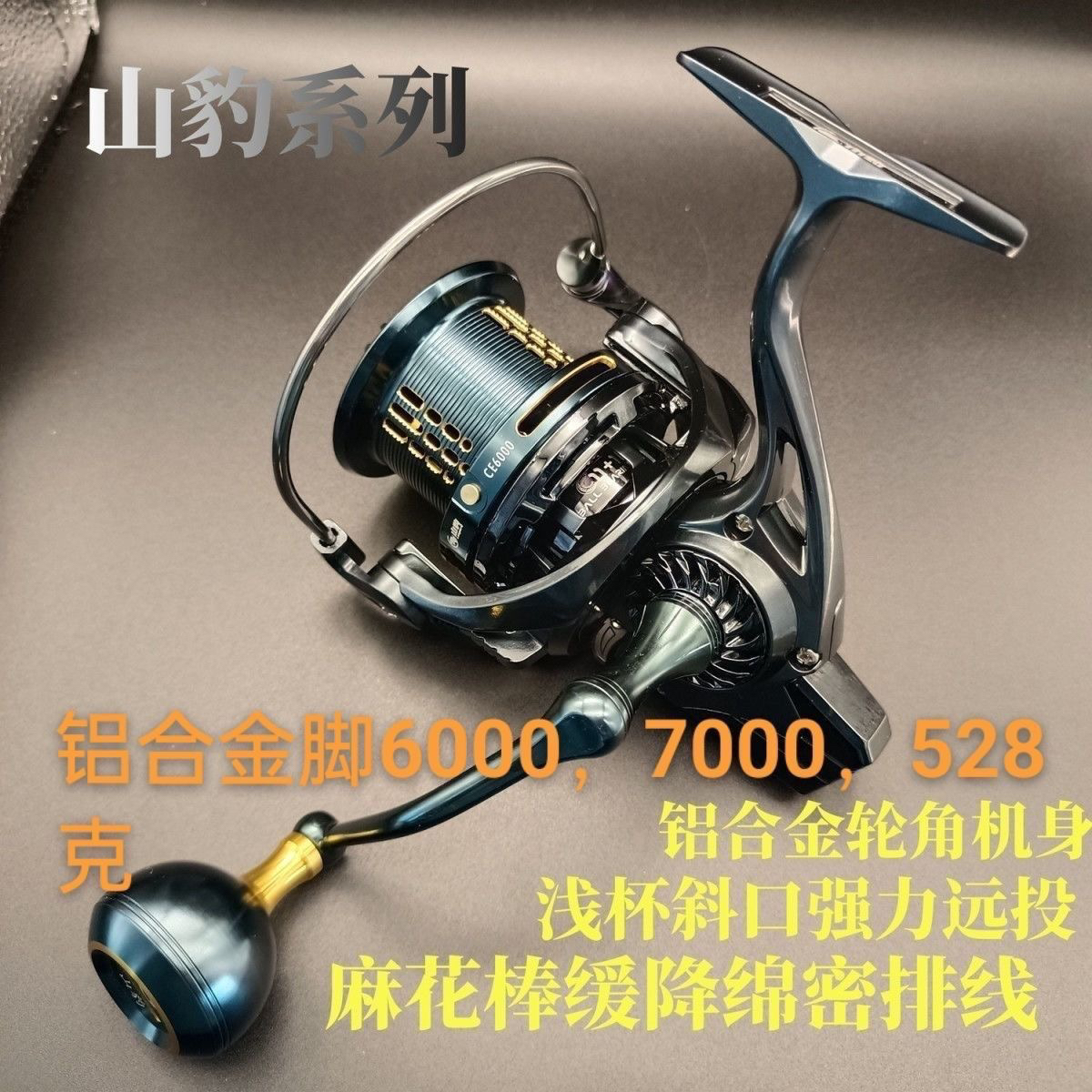 全金属7000型10000型旋入式摇臂远投轮海钓轮（使用完不给退）
