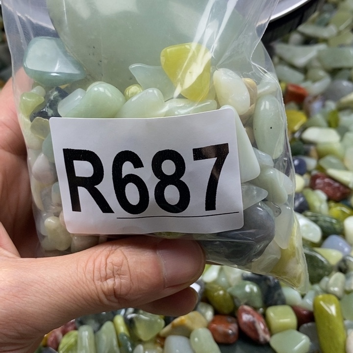 蛇纹石玉未镶嵌鱼缸石