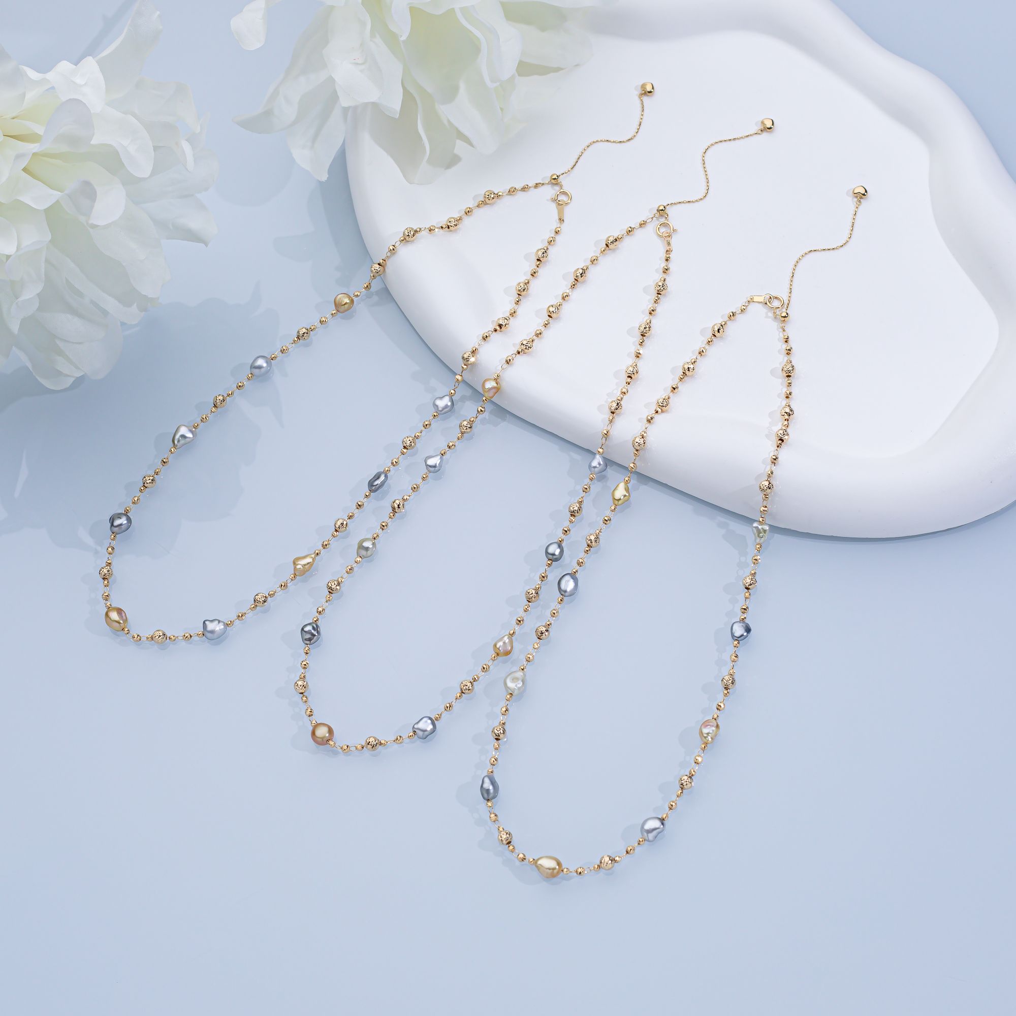 “野生”海水KeShi满天星 18K金（原创设计）多样性发一 K黄1155H00DY