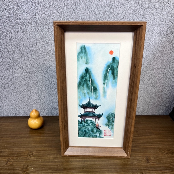 手写手绘摆台-16*29-日出东方