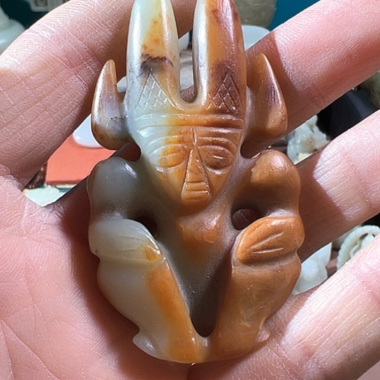 和田玉（糖玉）挂件未镶嵌