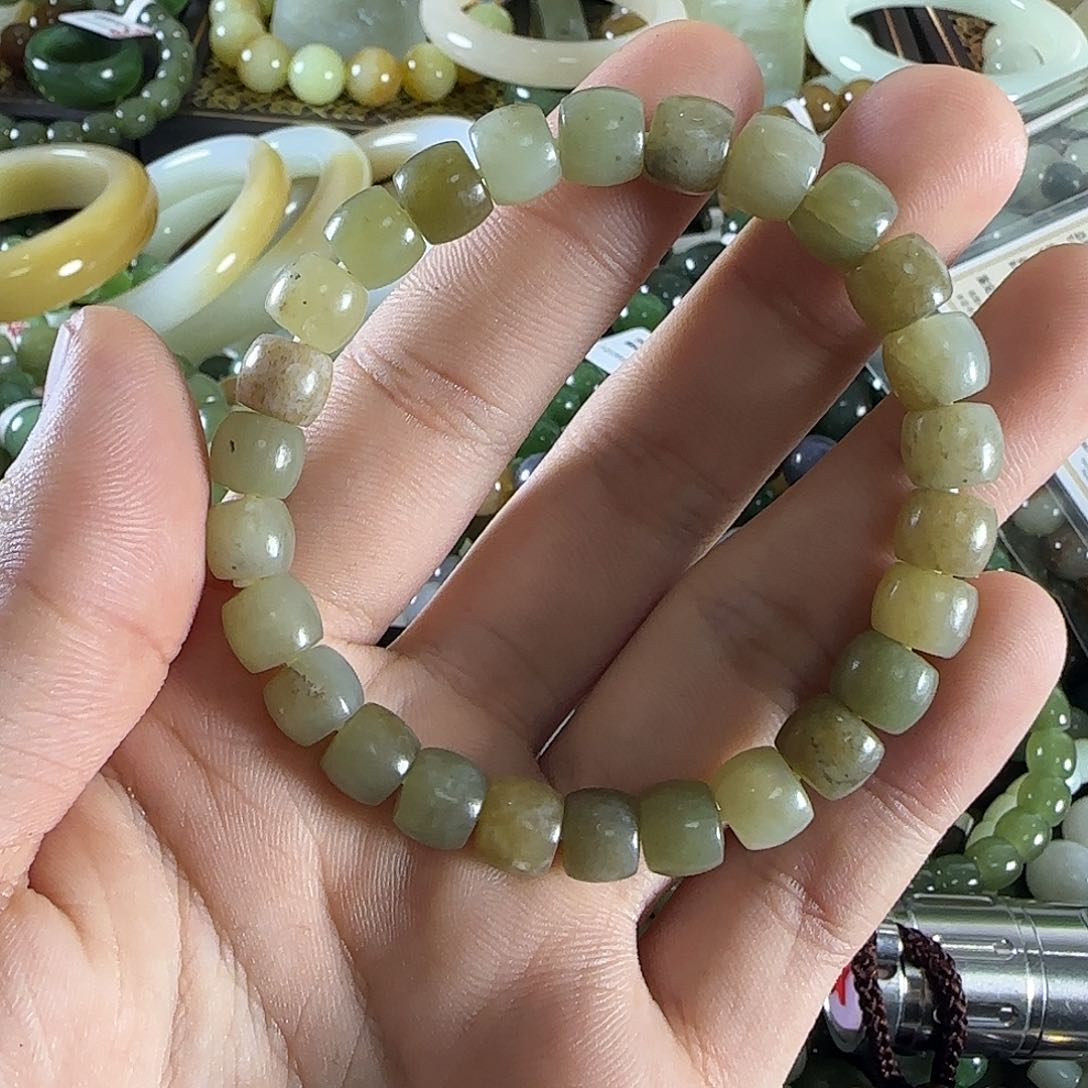 和田玉手链未镶嵌269