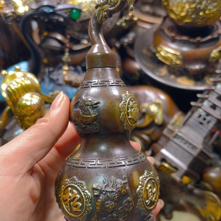 铜器摆件收收藏藏