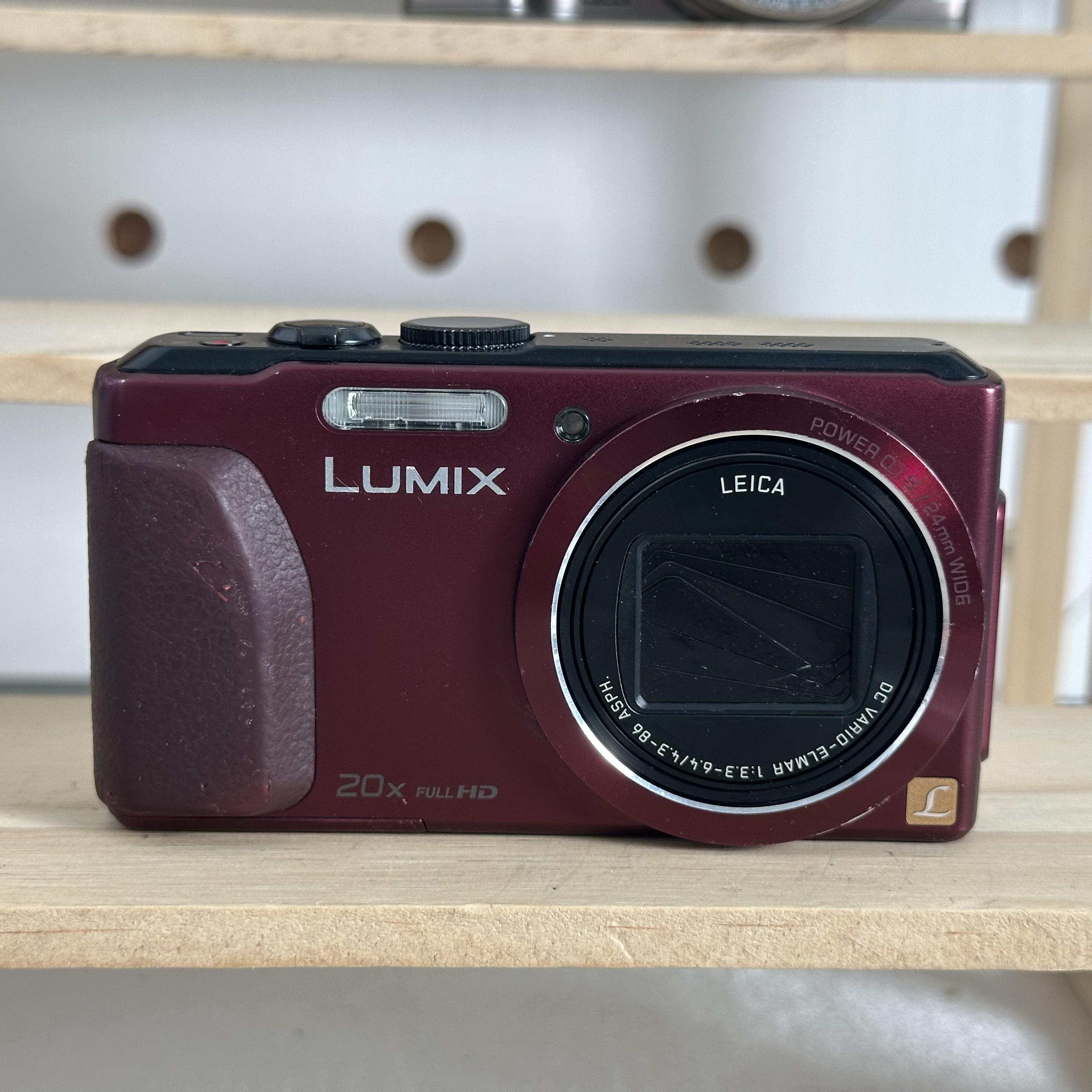 9新 Panasonic/松下 松下tz40玫红色万像素20倍变焦