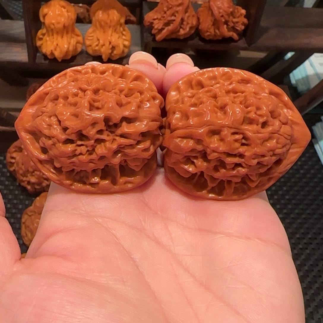 桃核把件官帽40精品733