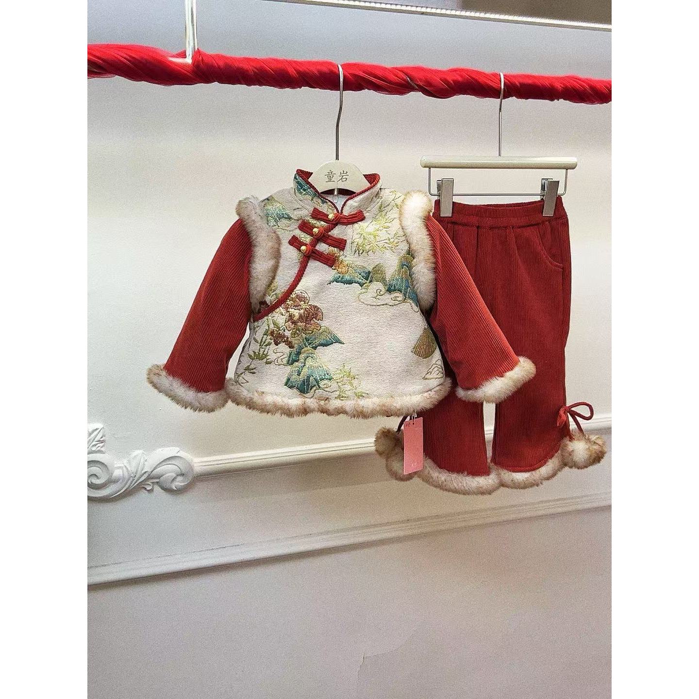 甜汐·25冬~新中式两件套8529（童装汉服）