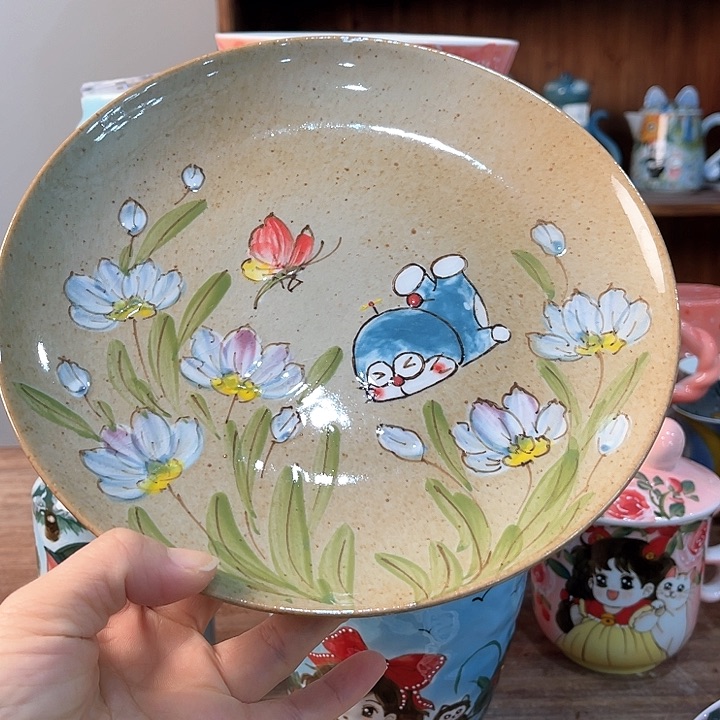 陶景德镇釉下手绘陶瓷 