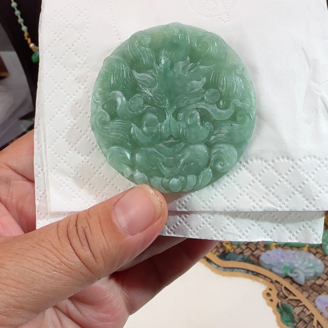 定制翡翠未镶嵌仿古