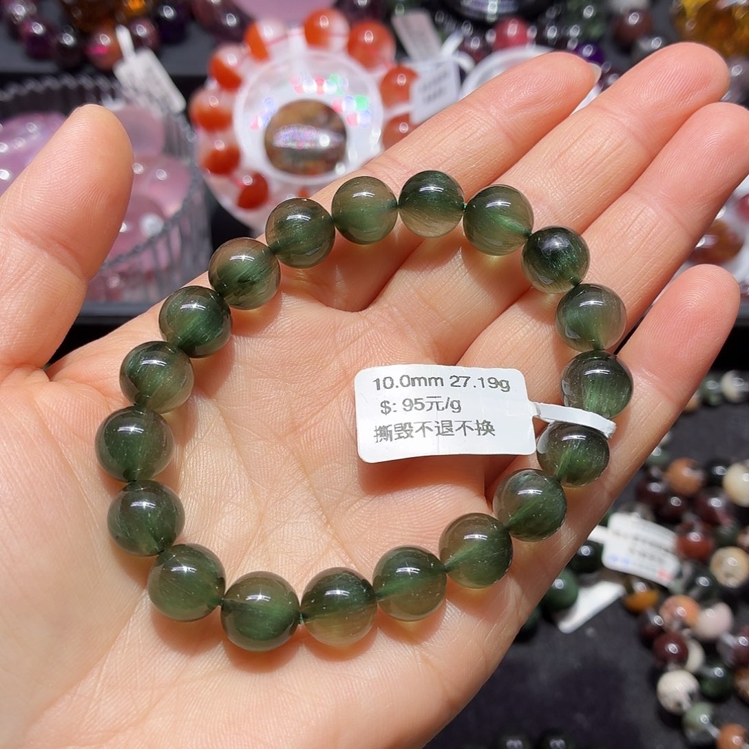 水晶未镶嵌手链天然水晶
