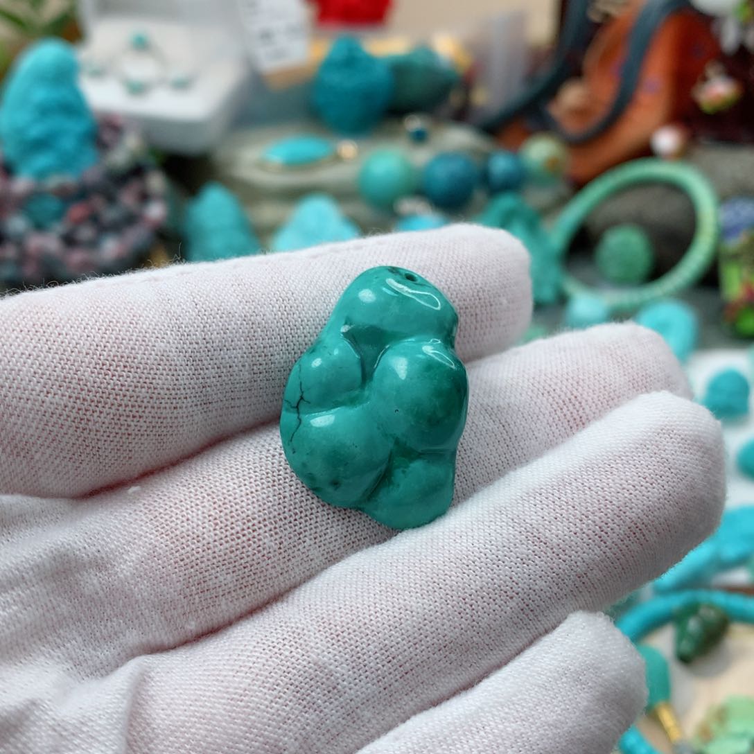 绿松石珠宝奇石未镶嵌