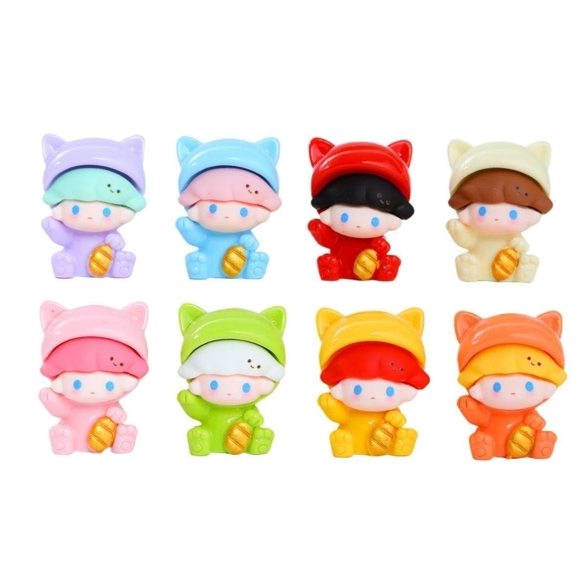 【直播代拆，拆开不退不换】迷你可爱domo饰品摆件盲盒