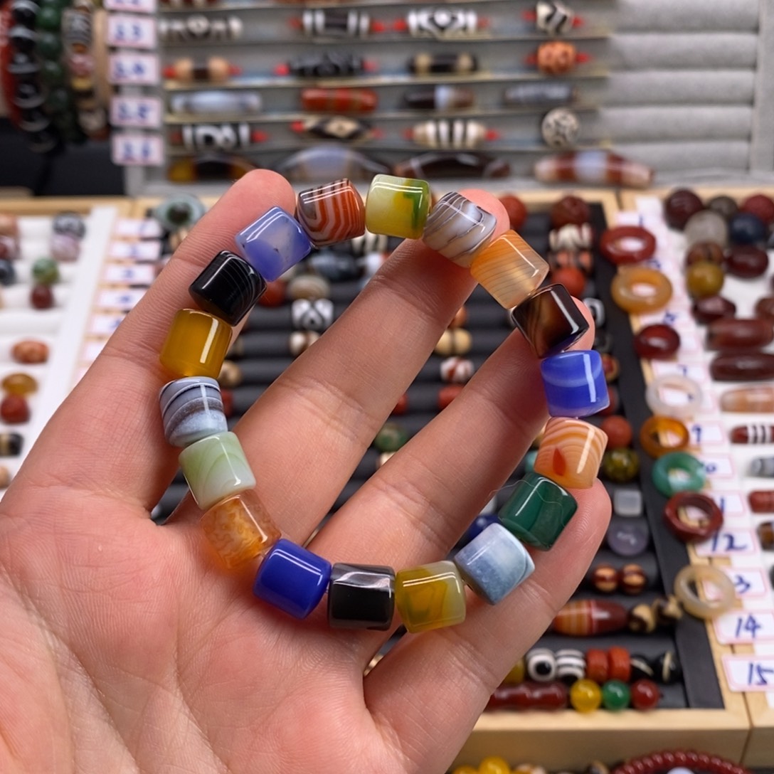 玛瑙/玉髓合金珠宝半成品