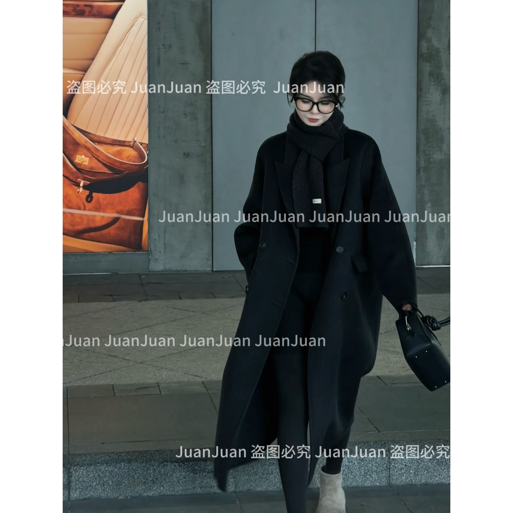 【氛围密码】JUANJUAN高级感山羊绒＋绵羊毛大衣