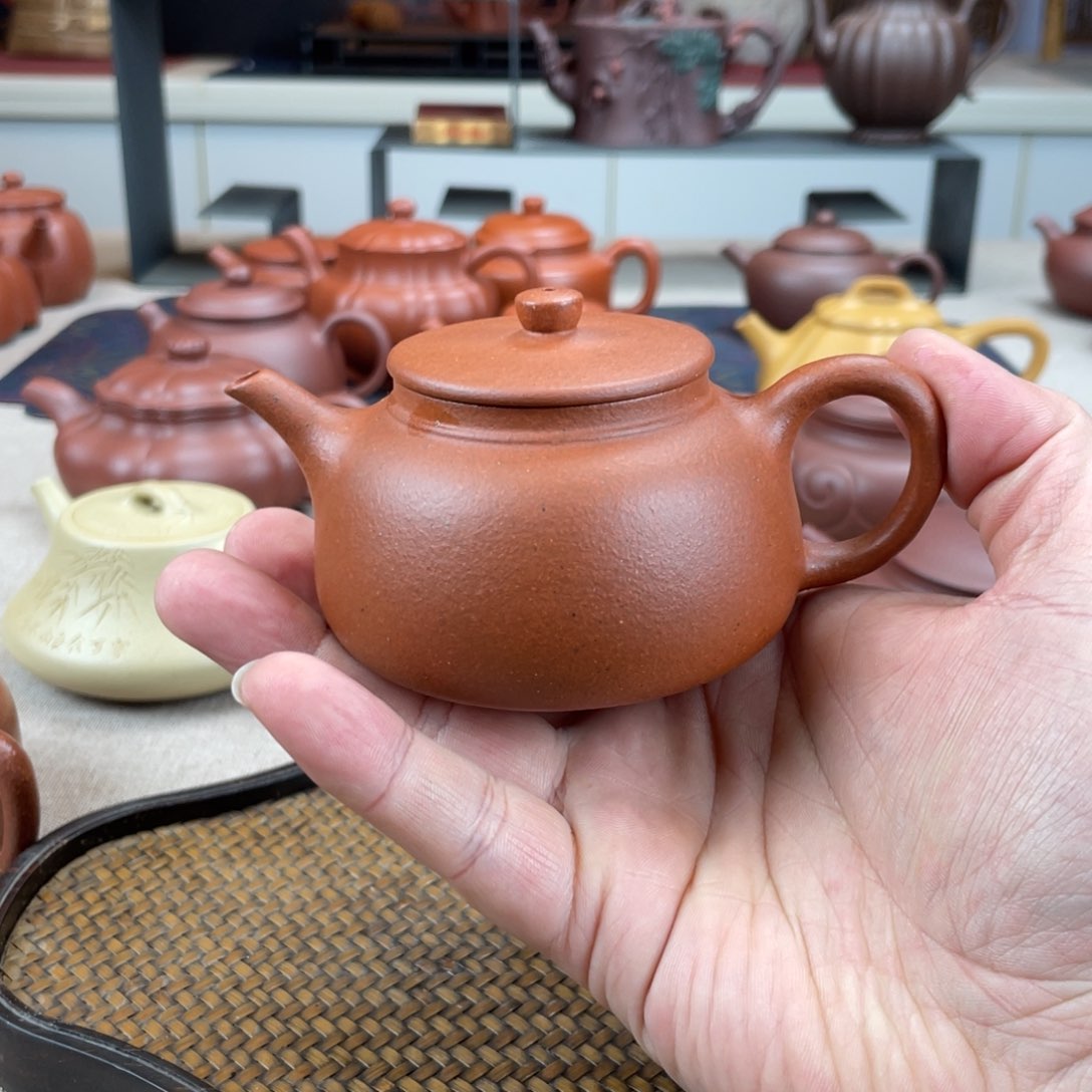 紫砂茶壶李*保原矿紫砂手工壶直播间