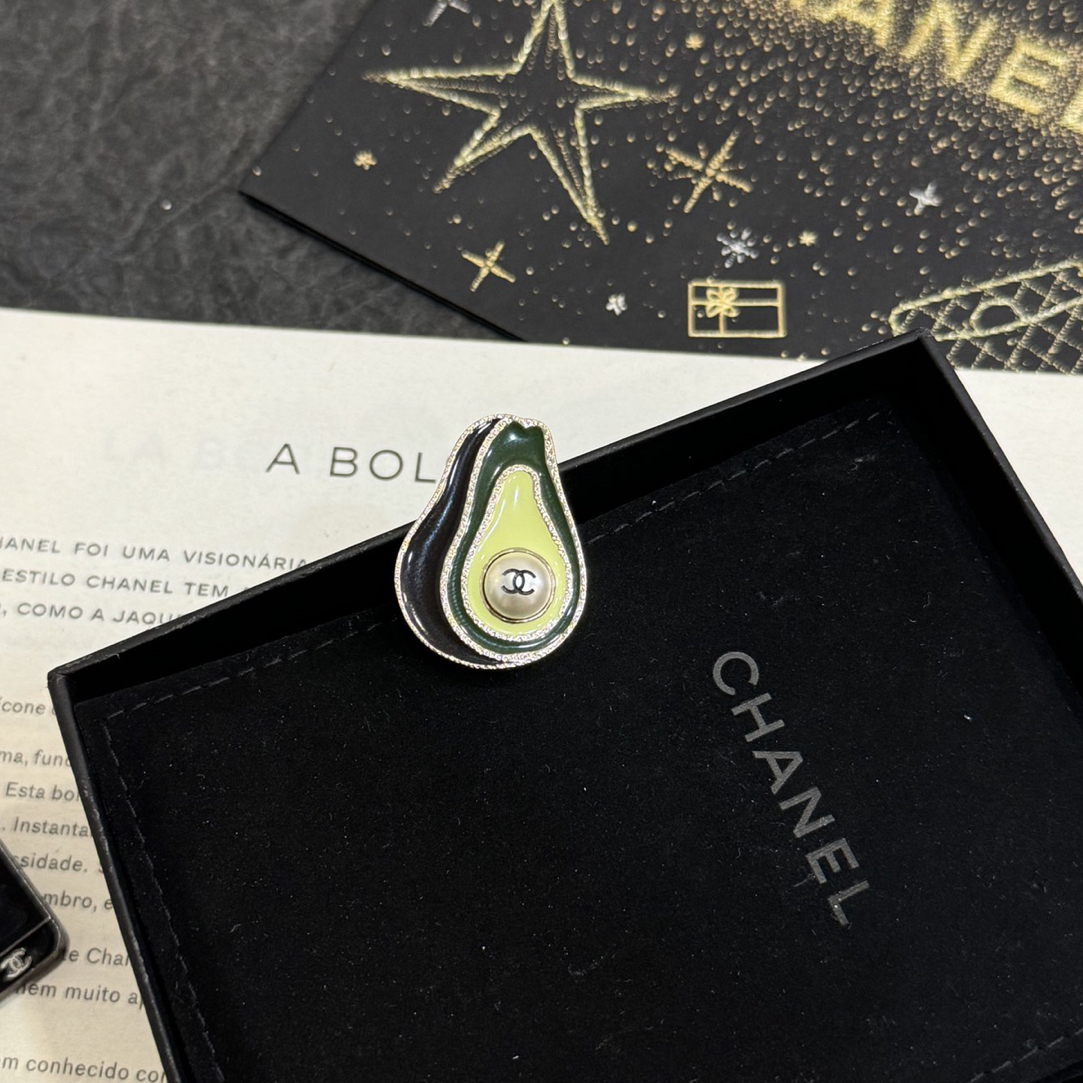 99新 Chanel/香奈儿 Chanel Vintage牛油果小胸针