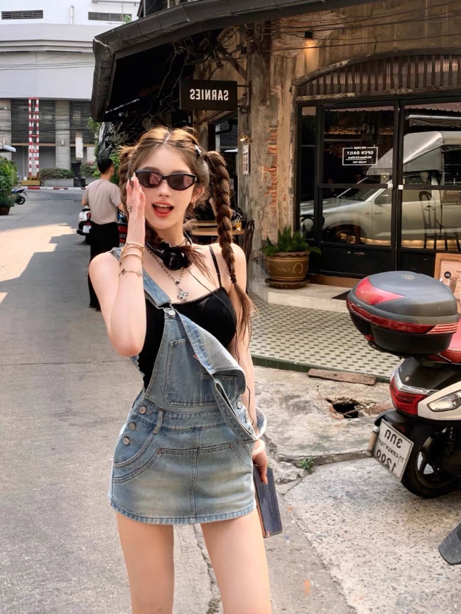 辣妹轻奢休闲夏季连衣裙套装