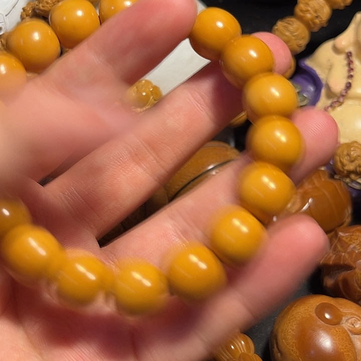 手串/手链橄榄核猴头1.3老邢微瑕