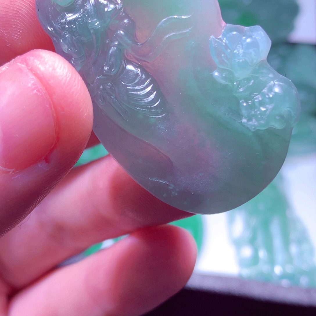 王***辰定制翡翠未镶嵌天然翡翠A货 官方基地发货