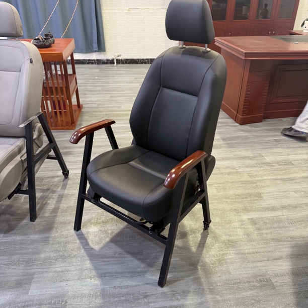 原车汽车座椅改装休闲娱乐椅，加厚舒适高靠真皮椅