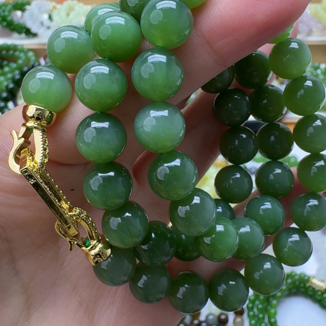 和田玉未镶嵌手链