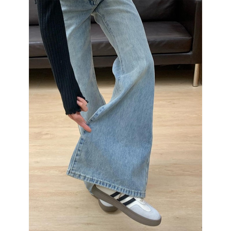 2025年新款时尚低腰宽松腿无喇叭性感裤子裤子宽松高腰显瘦夏季