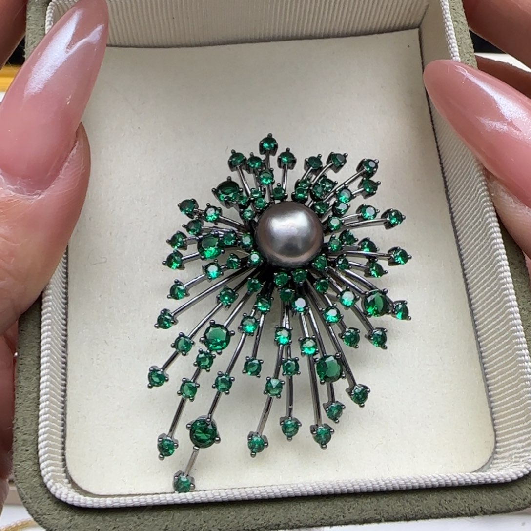 海水珍珠胸针未镶嵌