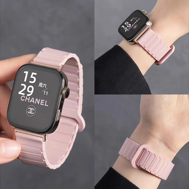 磁吸手表适用Fit2华为表带GT5磁吸GT4华为gt4表带Fit3通用表带女