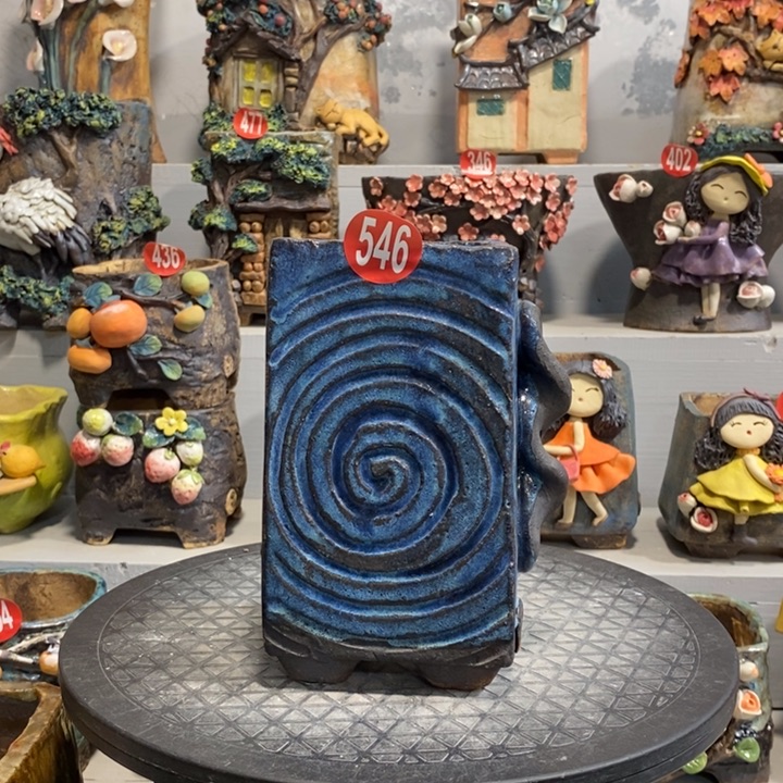 微瑕546 号陶然花器手工花盆